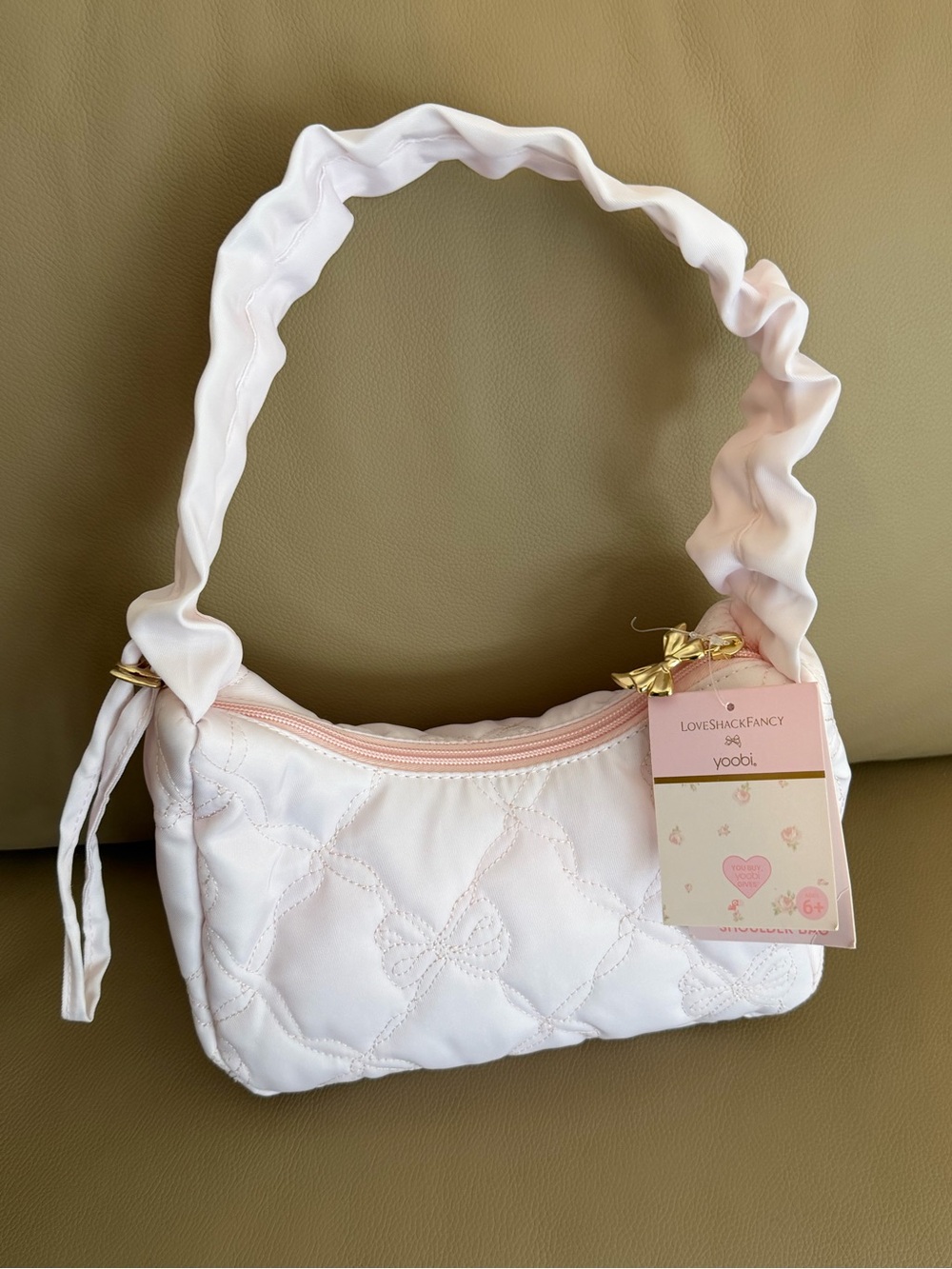 NWT LoveShackFancy x Target LIMITED EDITION - Yoobi Shoulder Bag in Ballet Bloom
